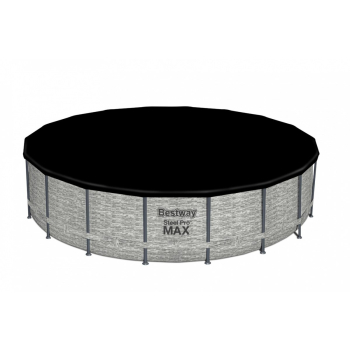 Basen stelażowy Steel Pro MAX 549x122 Imitacja Kamienia 18FT BESTWAY 5w1 + Akcesoria